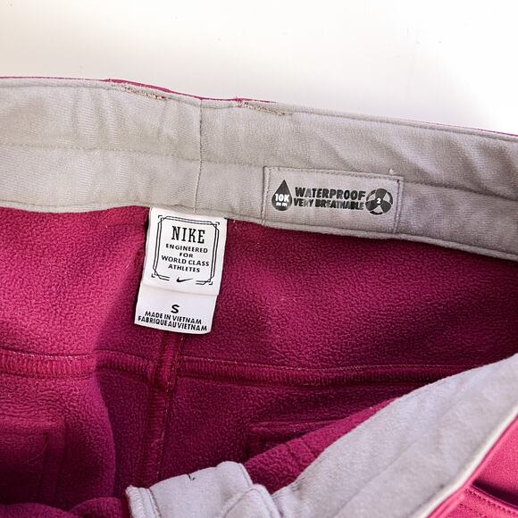 Nike Womens Size S Fleece Lined Waterproof Snow Ski Flare Pants 31” Inseam - Picture 8 of 13